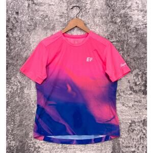 Rapha Cycling Shirt Medium Womens EF Technical Pink Gradient